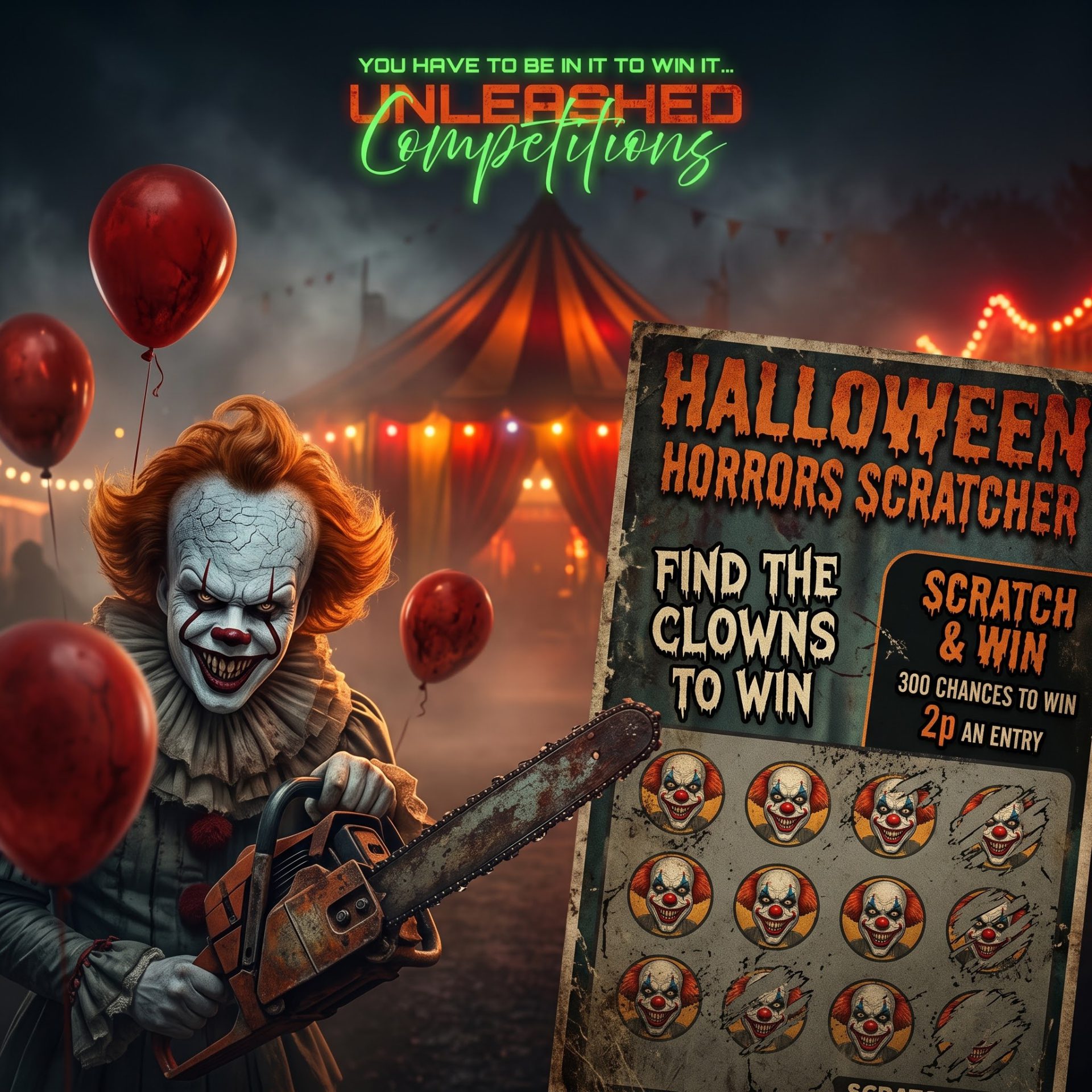 Halloween Horrors Scratcher 