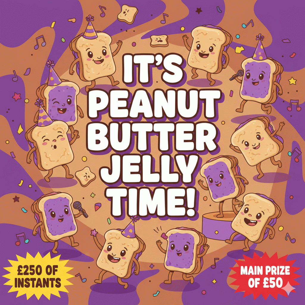 Peanut butter Jelly time £50 Main Prize + Instant Wins