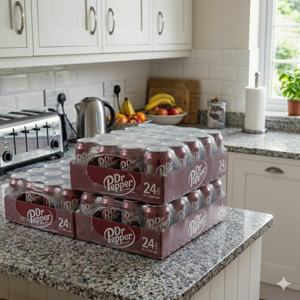 72 Cans of Dr Pepper