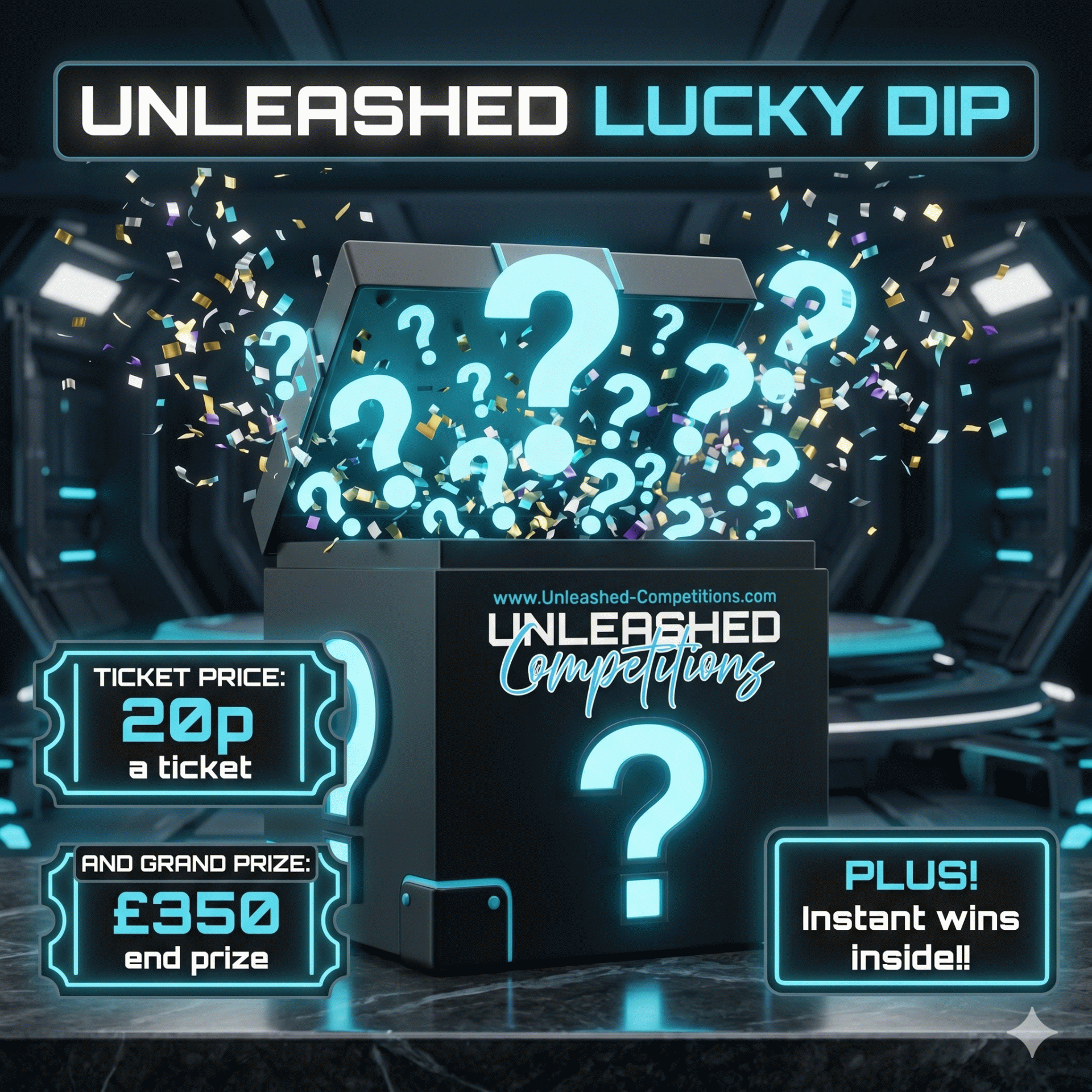 Lucky dip + £350 Main Prize