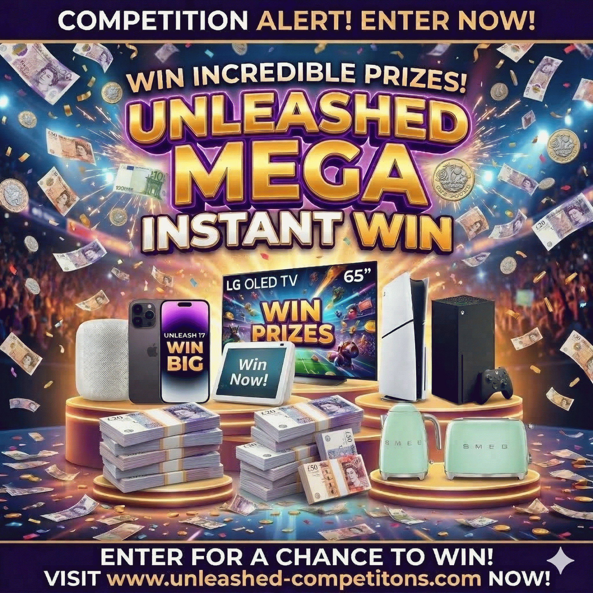 Unleashed MEGA INSTANT WIN