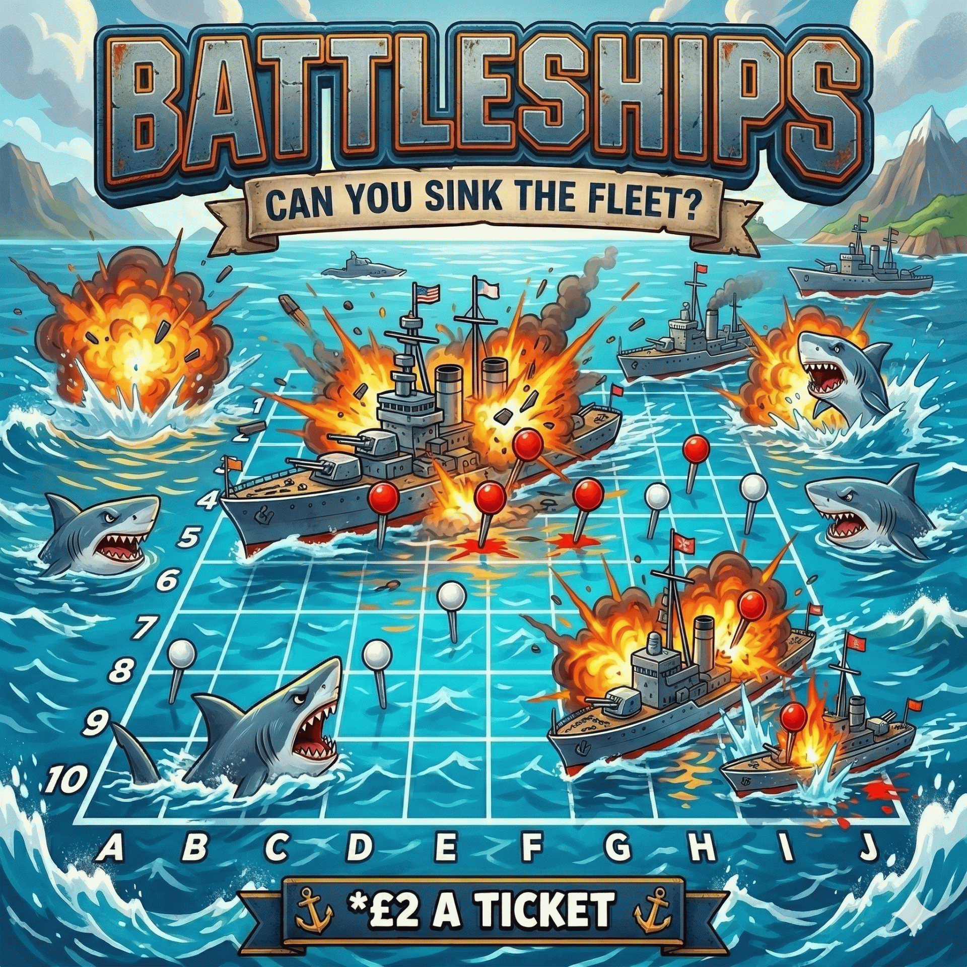 Battleships & £100 Main Prize