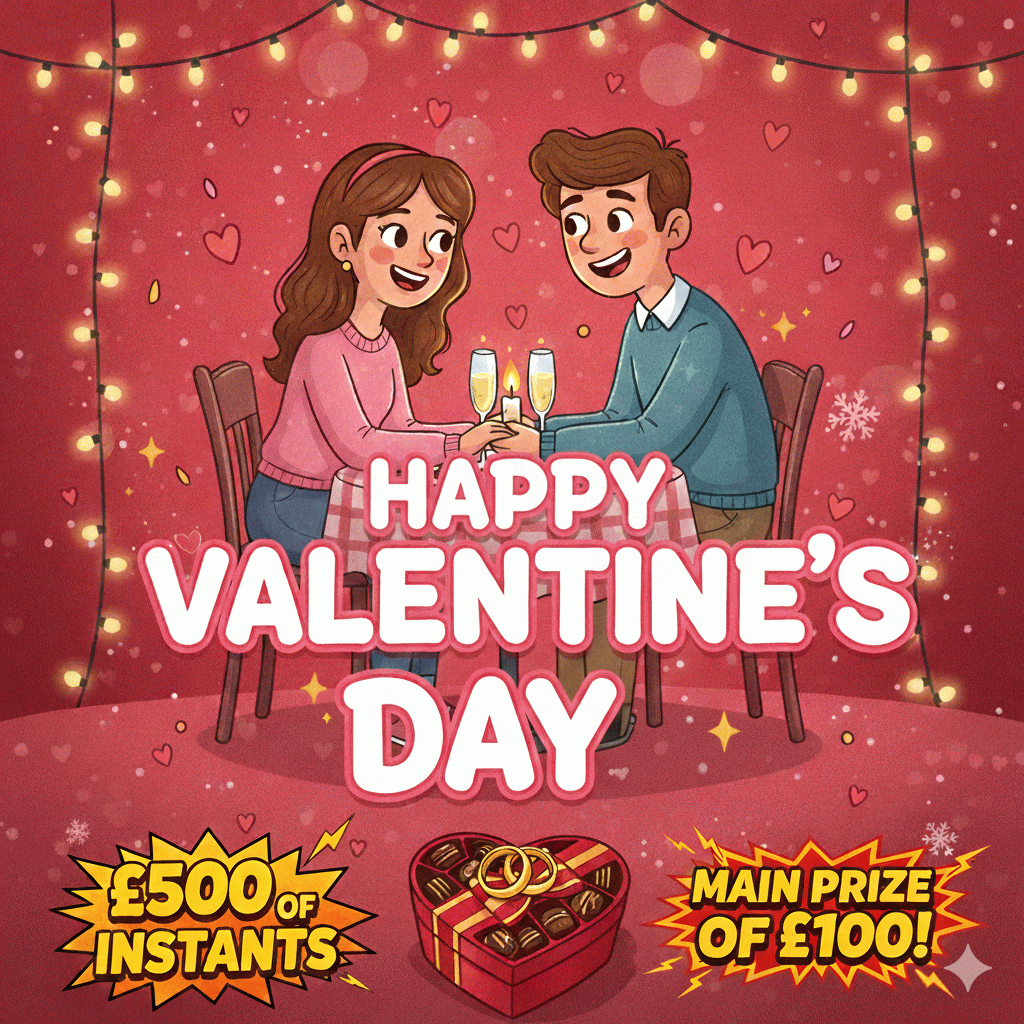 Valentines Day Instant Wins + £100 Main Prize